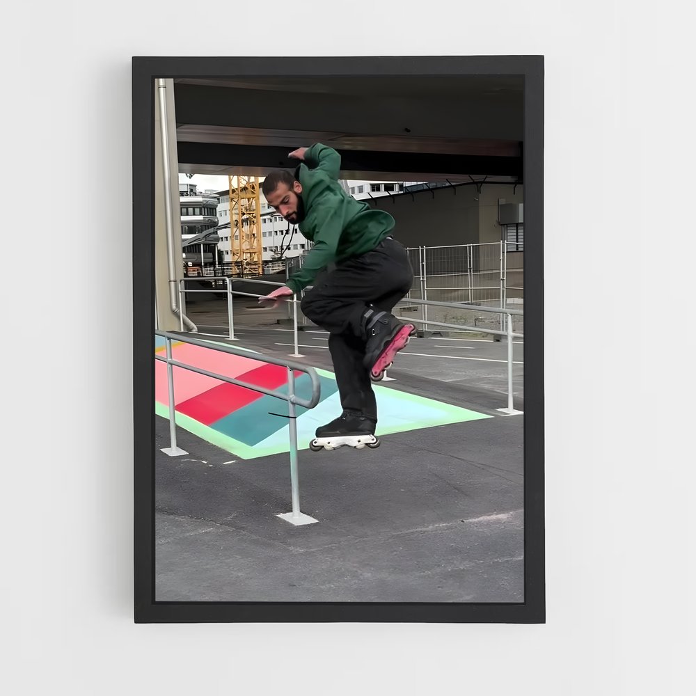 Poster Skater's Leap – affiche Rollerblade (vue 2)
